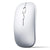 Slim Wireless Mouse - Rechargeable, Noiseless, and Portable for Home or Office Use!