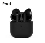 Experience Unmatched Sound with Pro 4 TWS Wireless Headphones - Bluetooth 5.0, Waterproof, Mic